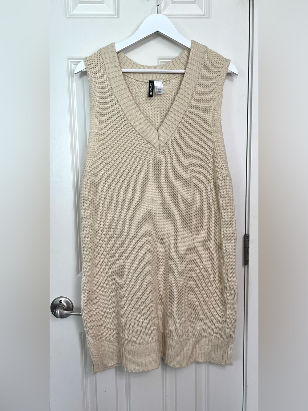 Divided Knit Sweater Vest NWOT